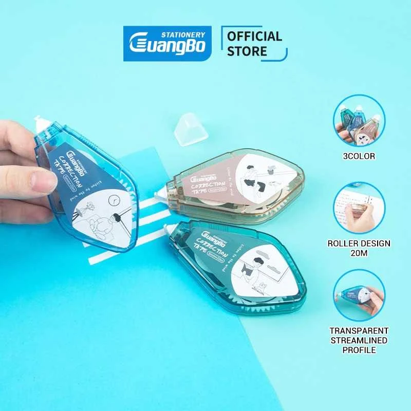 Tip Ex Kertas / Correction Tape Guangbo 20M H05058